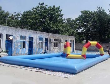 China Commerciële Rang Groot Opblaasbaar Zwembad Duurzaam voor Aqua-Sporten fabriek