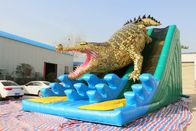 Duurzame Reusachtige Opblaasbare de Krokodil Dubbele Dia Eco van de Diakoning - Vriendschappelijke wss-259 leverancier