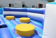 Reuze opblaasbare speelplaats WSP-305/including dia's, trampolines en hindernissen leverancier