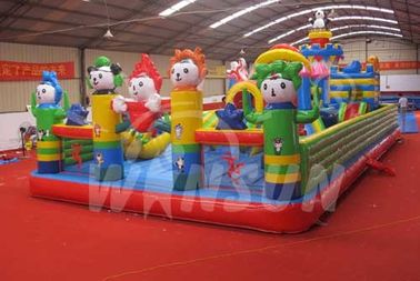 China Het gelukkige Olympische Park/de Speelplaats van het Thema Opblaasbare Thema voor Kinderen fabriek