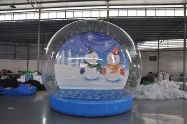 China De voorraad op verkoop opblaasbare sneeuw toont ballen, de bol van de Kerstmissneeuw, de opblaasbare bal van de Kerstmisvertoning voor decoratie fabriek