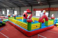 Commercieel Opblaasbaar Spronghuis Angry Birds dat voor Jonge geitjes wordt als thema gehad leverancier