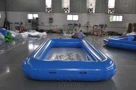 Rechthoekig Groot Opblaasbaar Zwembad, 0.9mm de Luchtdichte Opblaasbare Pool van pvc leverancier