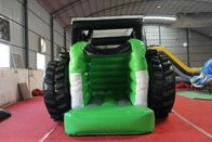 Groene van de het Huis Opblaasbare Tractor van de Kleuren Volwassen Sprong Genaaide de Uitsmijter Dubbele Lijn leverancier