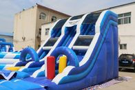 Reuze opblaasbare speelplaats WSP-305/including dia's, trampolines en hindernissen leverancier